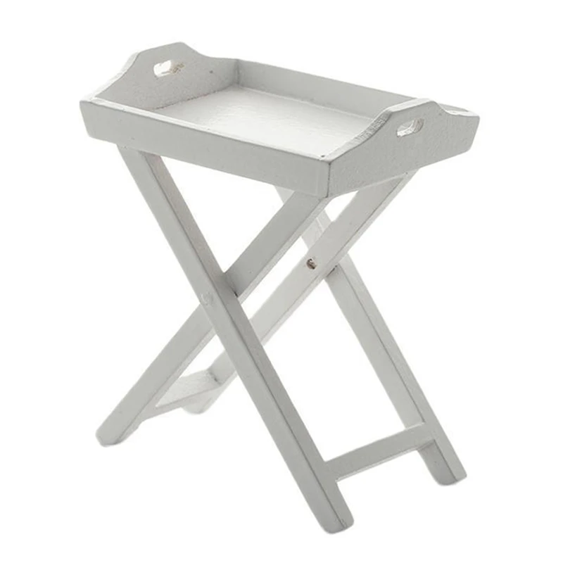 

2023 хит продаж-1:12 белый поддон для кукольного домика полка декоративная обеденная мини-полка Мебель для комнаты поддон для кукольного домика/Ob11 декоративный