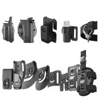 t40 g17  C-Series Holster gun belt drop leg low ride molle Inserts Paddle Pepper Spray Bearing Adjustable Pistol Pouch Handcuff 1