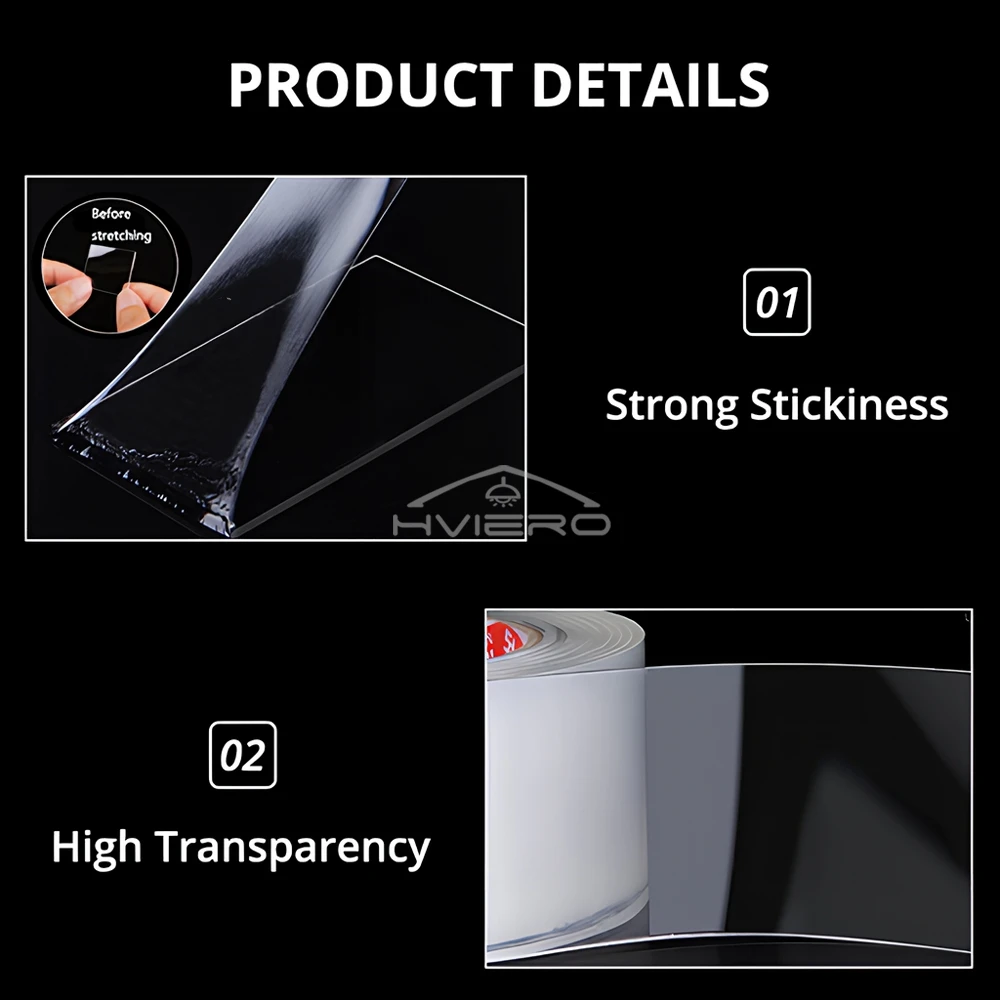 20mm Monster Tape Waterproof Wall Stickers Reusable Heat Resistant Bathroom Home Decoration double sided tape