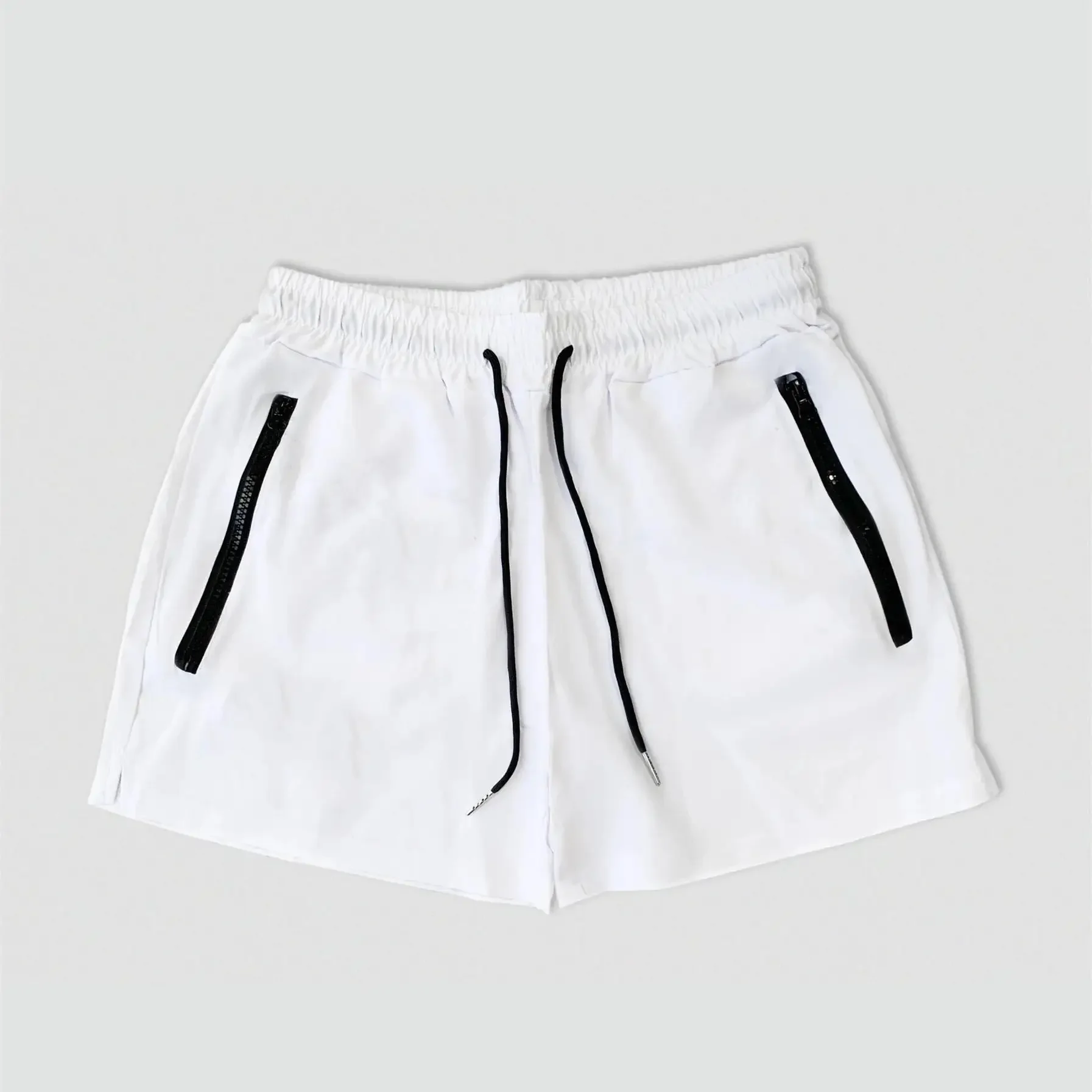 Quick Dry Men's Shorts Summer Mid Waist Uniform Size No Inner Lining Three Quarter Length Skateboarding Sportswear Pants
