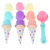 1 Set Plastic Colorful Sweet Ice Cream Cakes Play Toys for Children Pretend Play Food 3