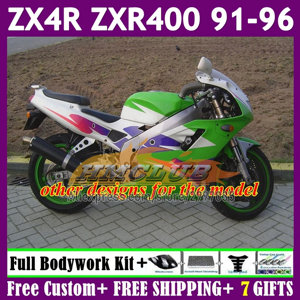 ZXR400 For KAWASAKI NINJA ZX-4R green stock ZXR-400 ZX4R 1991 1992