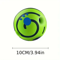 Whimsical Giggle Ball - Engaging Interactive Toy for Dogs, Boosts Playfulness and Mental Stimulation (10CM)
