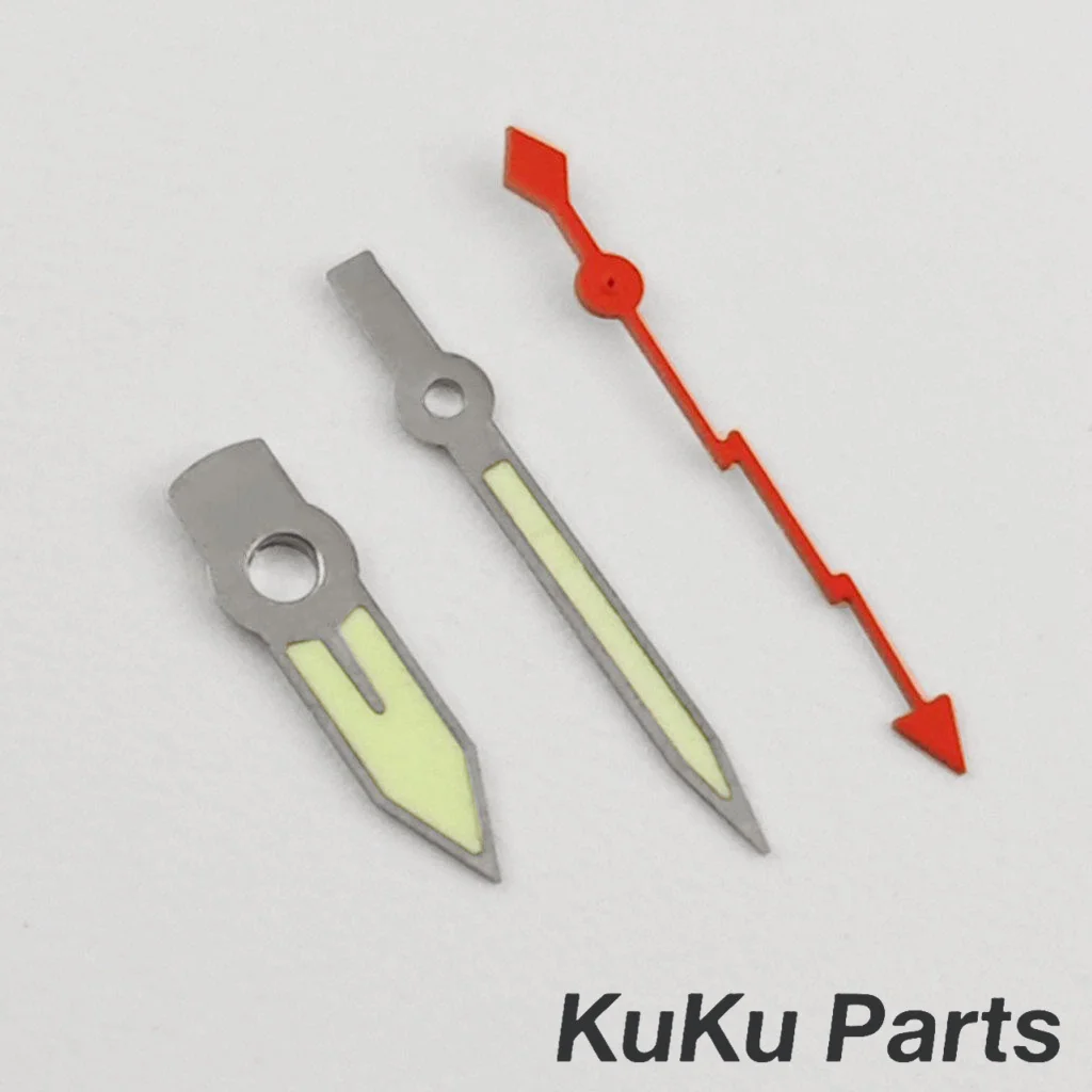 Green Super Luminous Lightning Second Hand for Watches - Precision Needle Pointer Parts