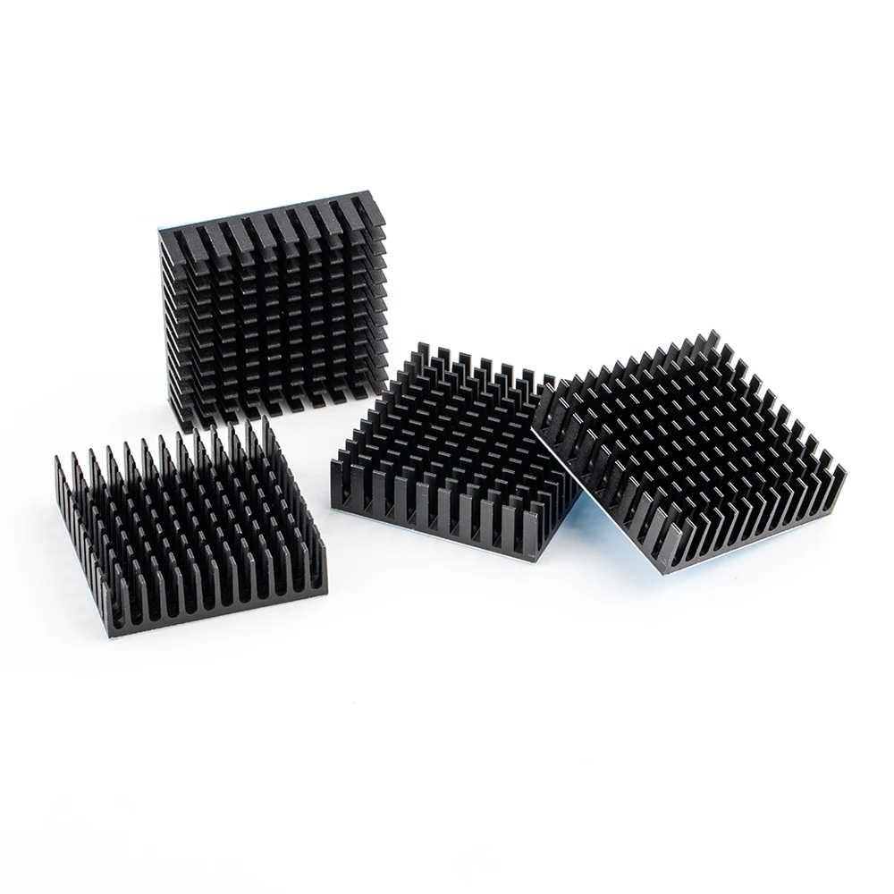 12pcs piccolo dissipatore di calore in alluminio, kit di raffreddamento