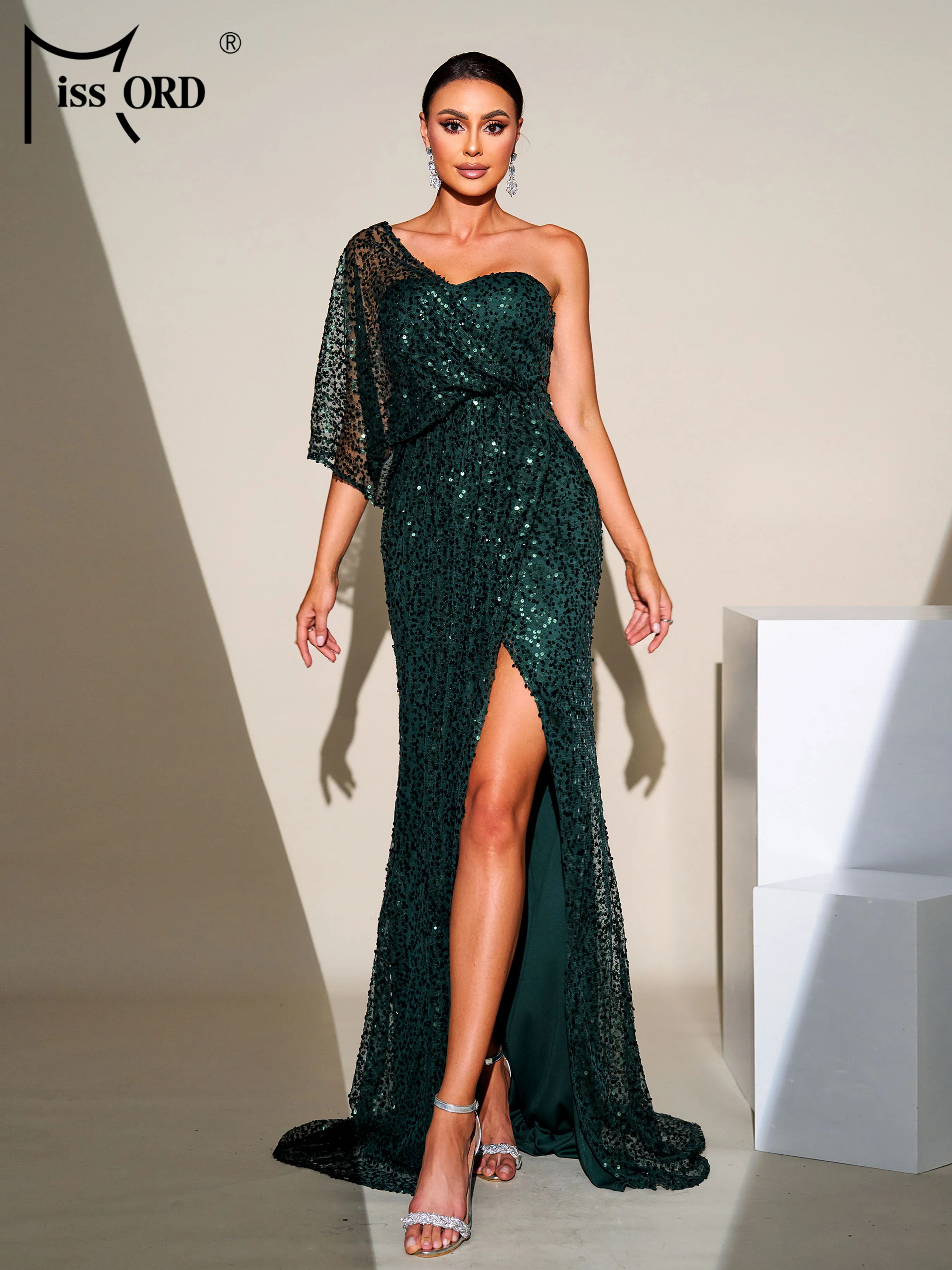 Elegant Dark Green Prom Dress With Date Tina Holly TK553 Long Mermaid Formal Floral Lace Prom Elegant Dark Green Prom Dress With Date Tina Holly TK553 Long Mermaid Formal Floral Lace Prom