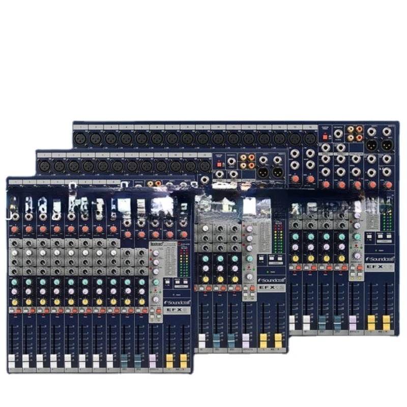 Voice Art Soundcraft 8/12/16-Way Professional Stage Mixer Usb Marshalling Digital Reverberation Effector