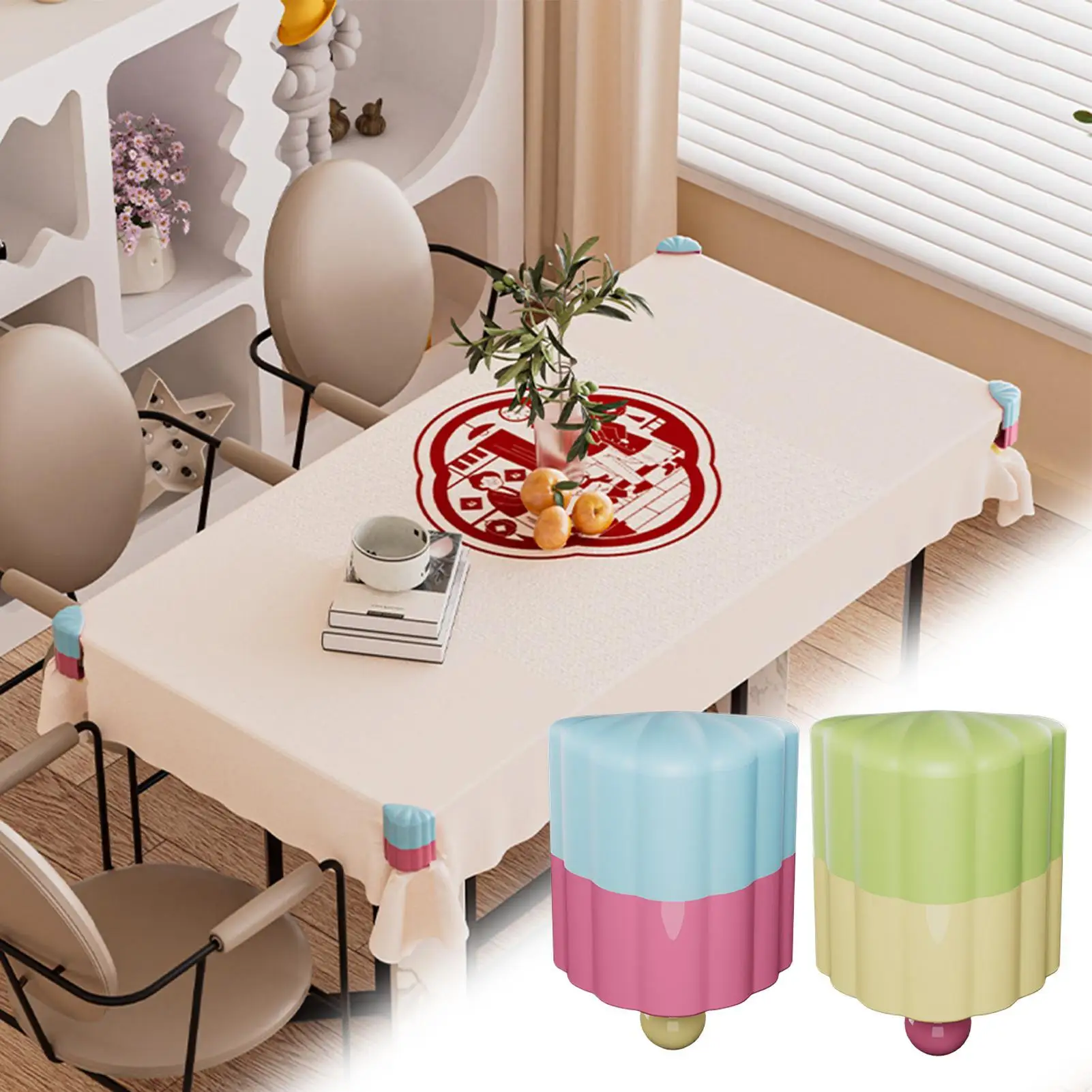 4Pcs Corner Protectors for Furniture Silicone Soft Non-Slip Pads Furniture Corner Guard Edge Safety Bumpers for Desk Bed Chair