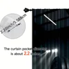 2pcs, 2D flat Window Treatment Curtains Gym dumbbells modern gym interior. Muscle training healthy physique shaping studio props 5