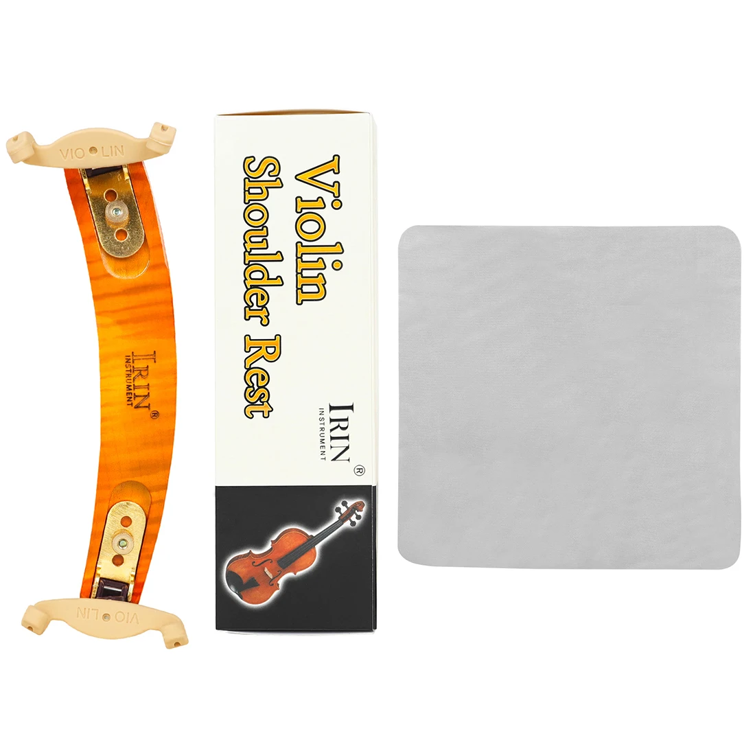 Violin Shoulder Rest Professional 4/4 Wood Violin Support Holder Soft Violin Instrument Accessories Adjustable Shoulder Rest