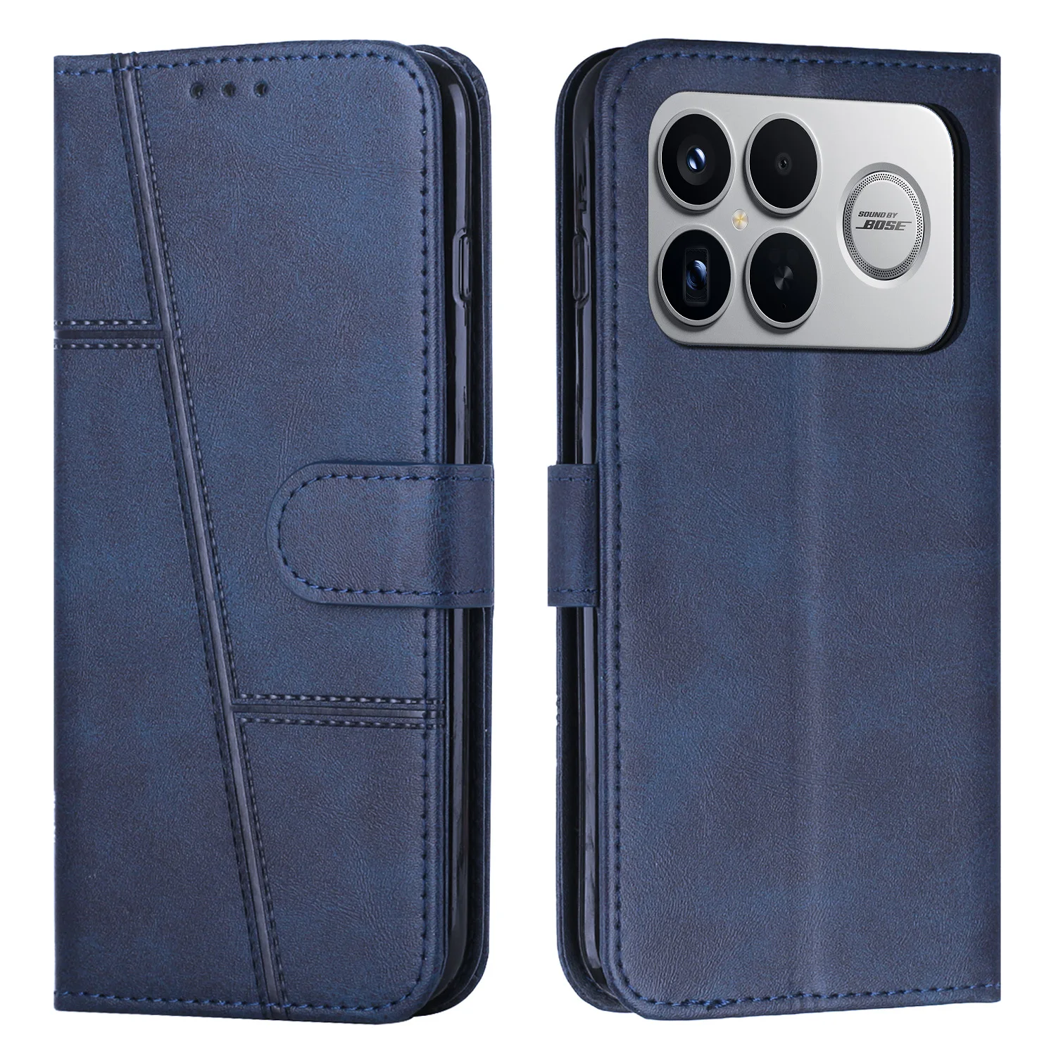 Magnetic Leather Flip Wallet Phone Case – Shockproof Back Cover