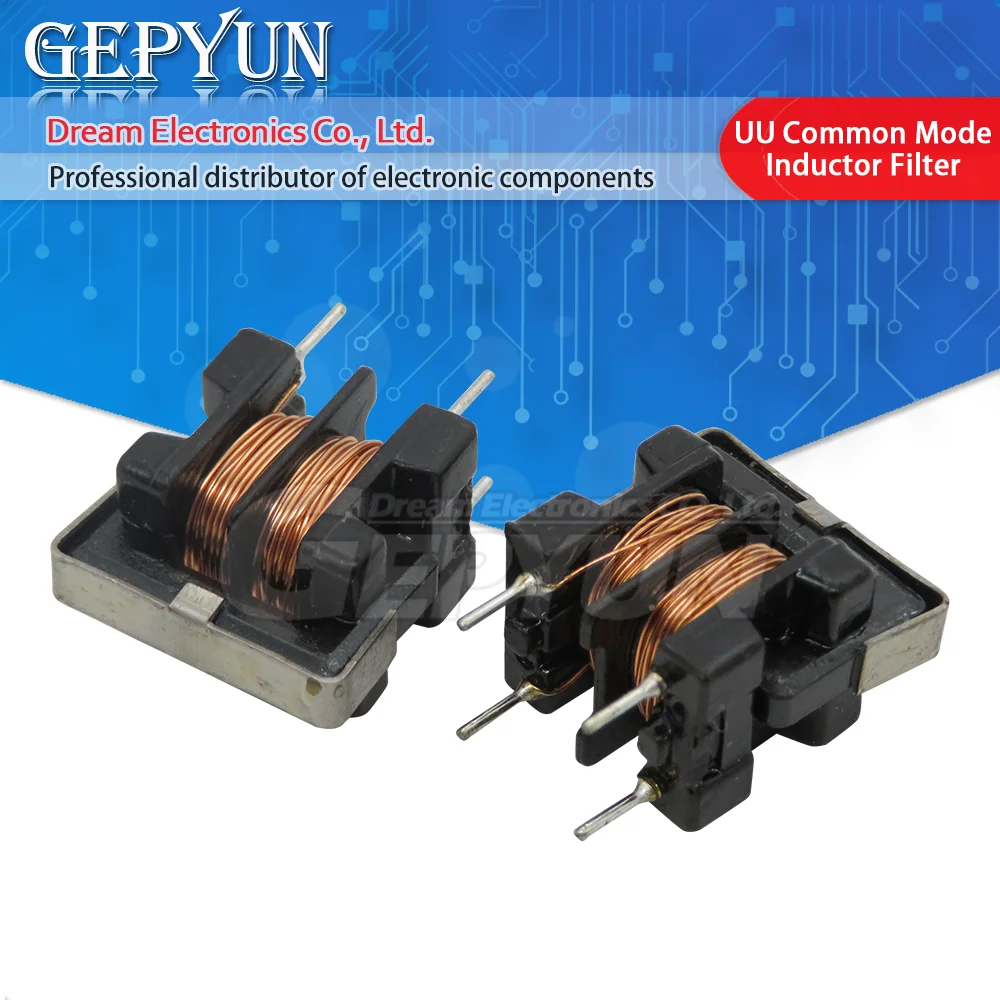 Inductor de Choke de modo común, 5 piezas, UU9.8, UF9.8, 10mH, 20mH