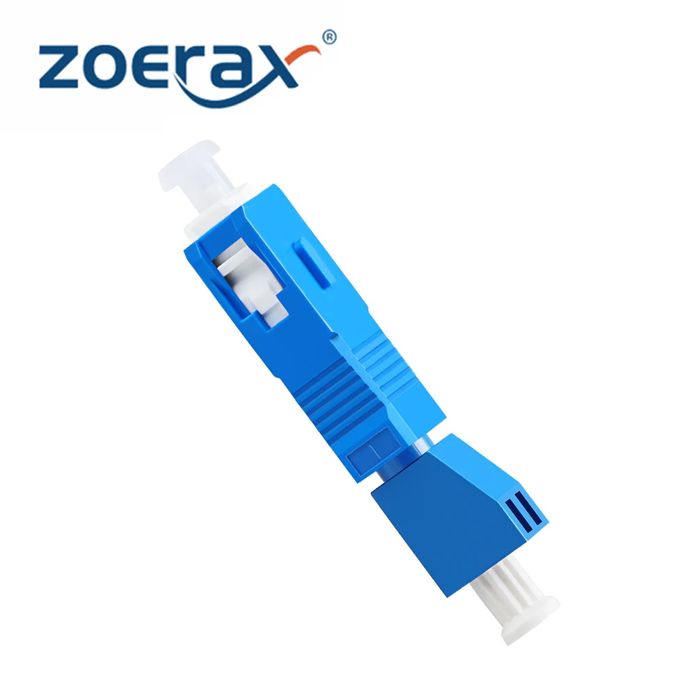 ZoeRax SC/UPC Male to LC/UPC Female Fiber Optic Connector FTTH Singlemode Adapter for Visual Fault Locator Optical Power Meter
