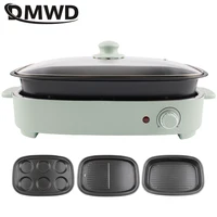 DMWD Electric Crepe Maker Pie Pancake Baking Machine Non-stick Egg Cooker Stove Steak Eggs Omelet Frying Pan Breakfast Grill EU 1