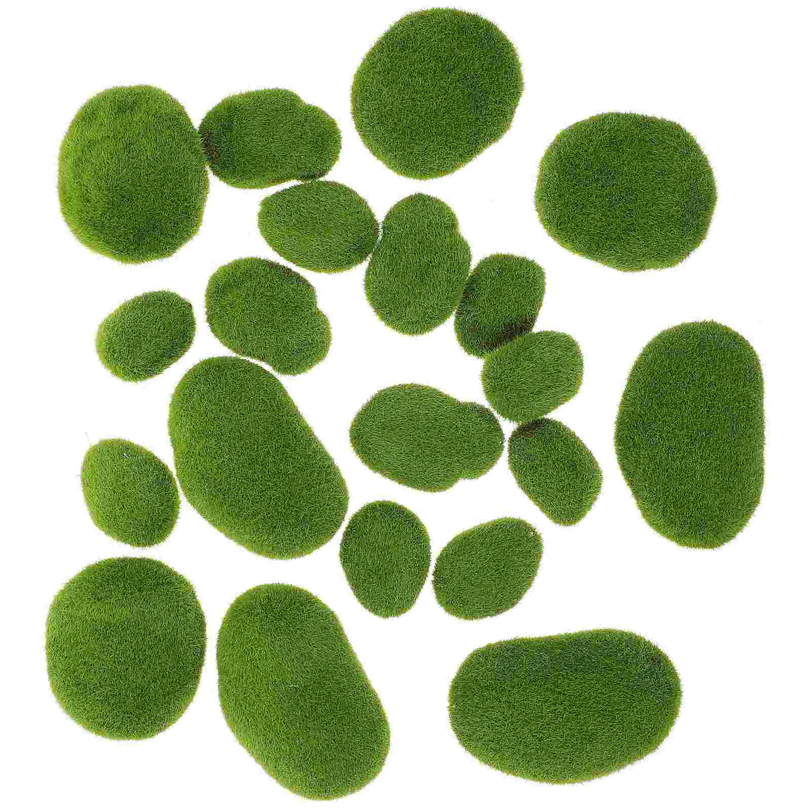 

Green Wall Bonsai Faux Mossy Stone Decor Micro Landscape Fake Rocks Imitated Mold DIY Artificial Office Ornament