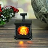 1Pcs 1:12 Dollhouse Miniature Simulation Illuminated Fireplace Model Furniture Accessories For Doll House Decor Kids Toys Gift 2