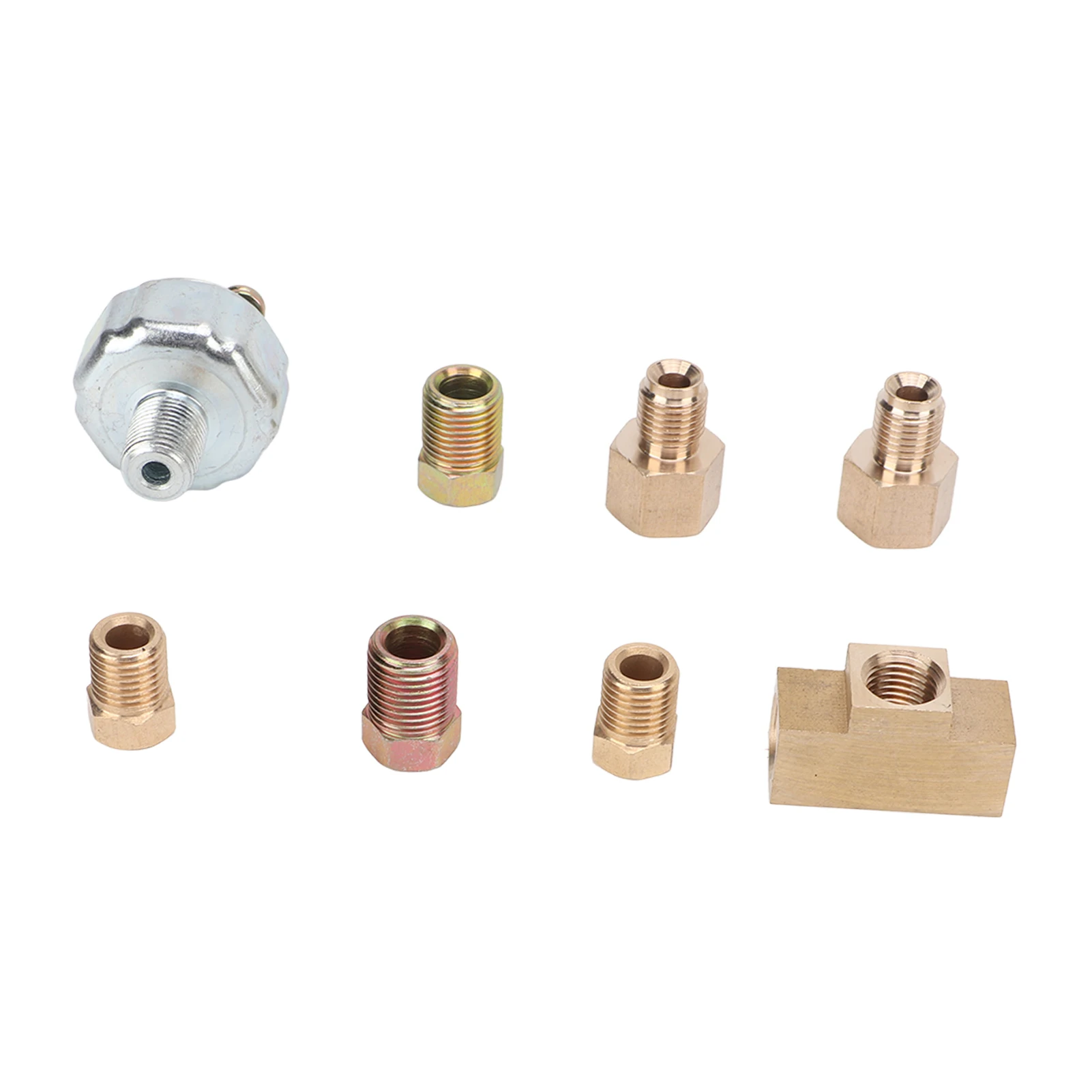Hydraulic Brake Light Switch Kit in Line Universal ABS Metal for Car Modification