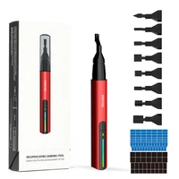 DSPIAE Reciprocating Electric Sanding Pen Model DIY Grinding Polishing Machine with Grinding Heads and Pre-Cut Sandpapers 1