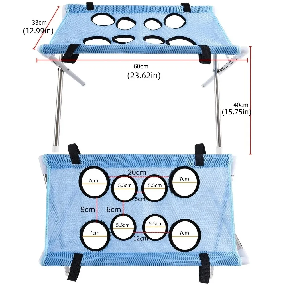 Anti-Scratch Pet Grooming Hammock Support Frame Detachable Puppy Nail Clipping Holder Sturdy Adjustable Pet Bathing Rack