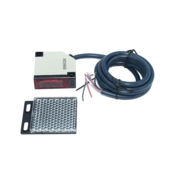 DC12-24V Reflective Photoelectric Switch Photocell E3JK-R4M1 Infrared Beam Detector Square Reflex Light Barrier Sensor 1