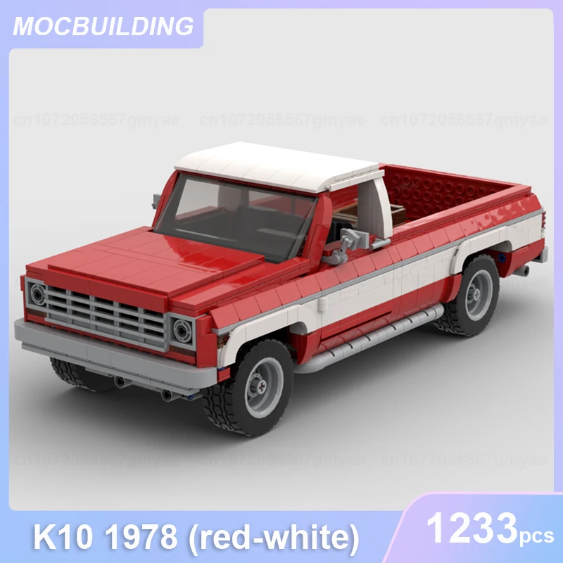 K10 1978 Pickup Cars Model MOC Building Blocks Transportation