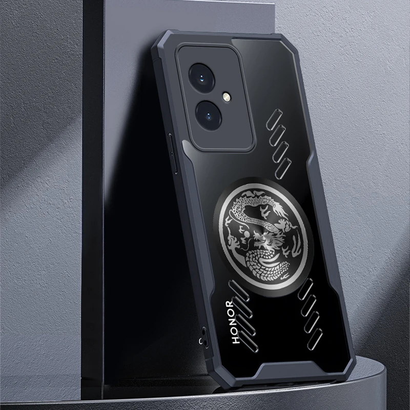 Dragon Totem Graphene Cooling Phone Case - Shockproof & Transparent Design with Enhanced Heat Dissipation