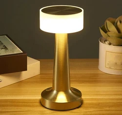 Rechargeable LED Touch Sensor Table Lamp (GoldenD2)