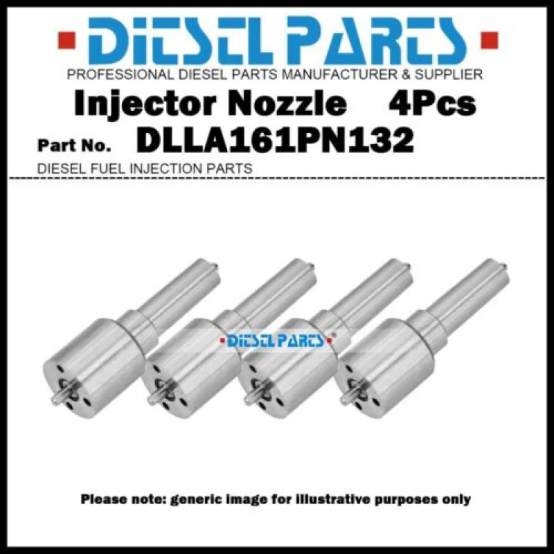 

4 насадки для форсунки топливного инжектора 105017-1320 DLLA161PN132 для Nissan Atlas FD42 FD46