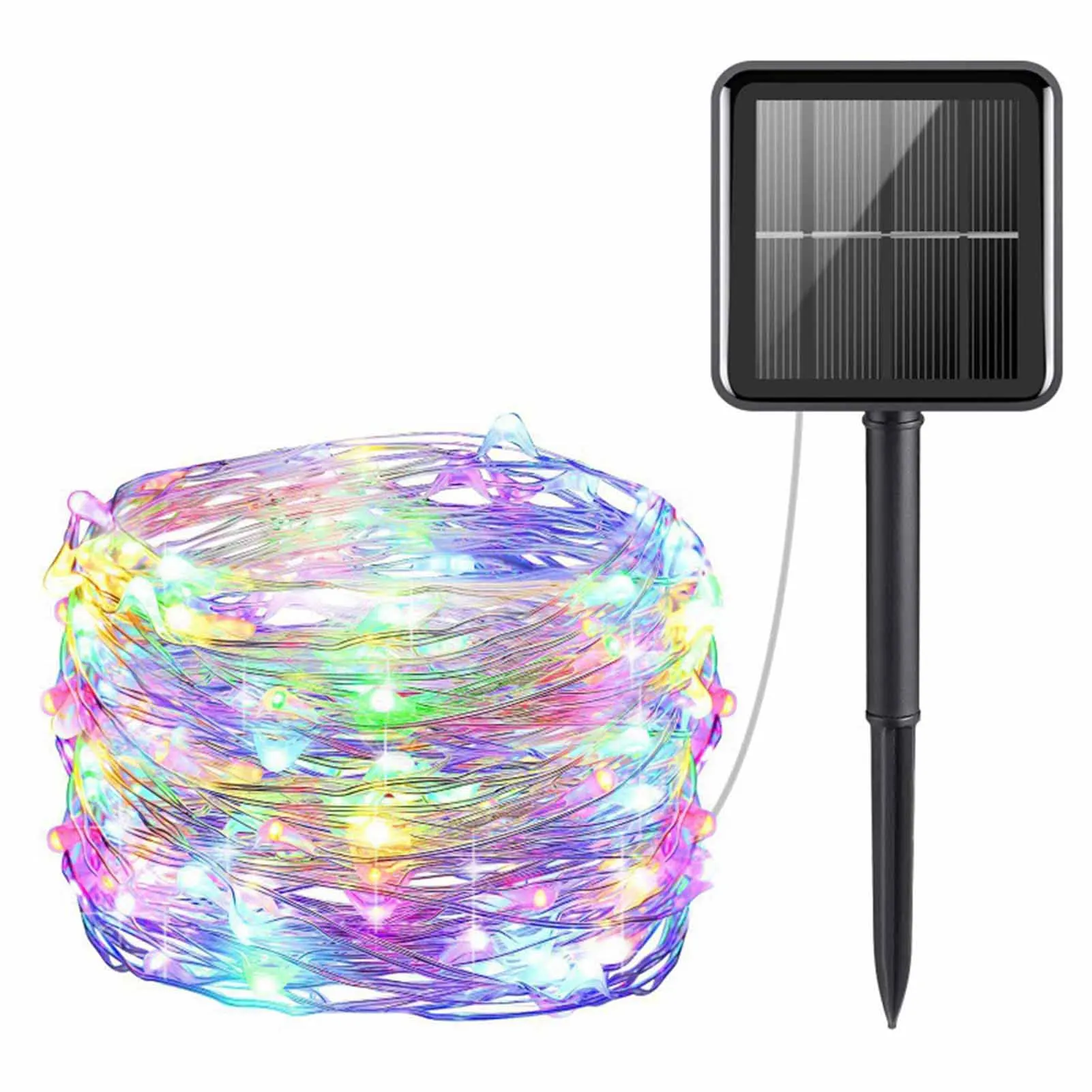 

Waterproof Wire Solar Fairy Lights Upgraded Mini Copper Wire Lights for Fence Decoration