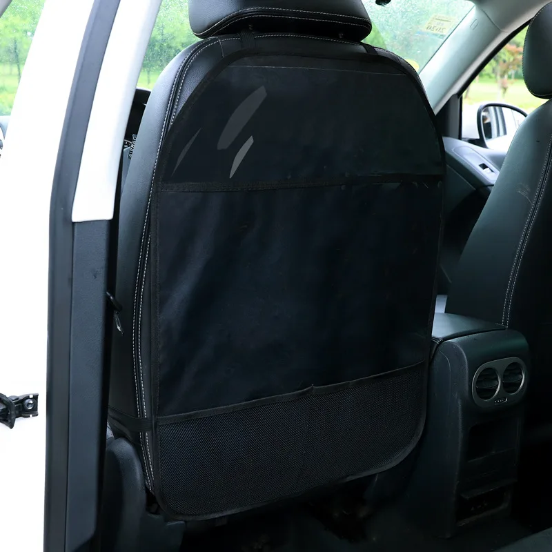 Cartoon Car Child Anti -kick Pad for Baby Child Kids Kick Mat Auto Care Seat Back Protector Case Cover Pad Atuo Storage Bag
