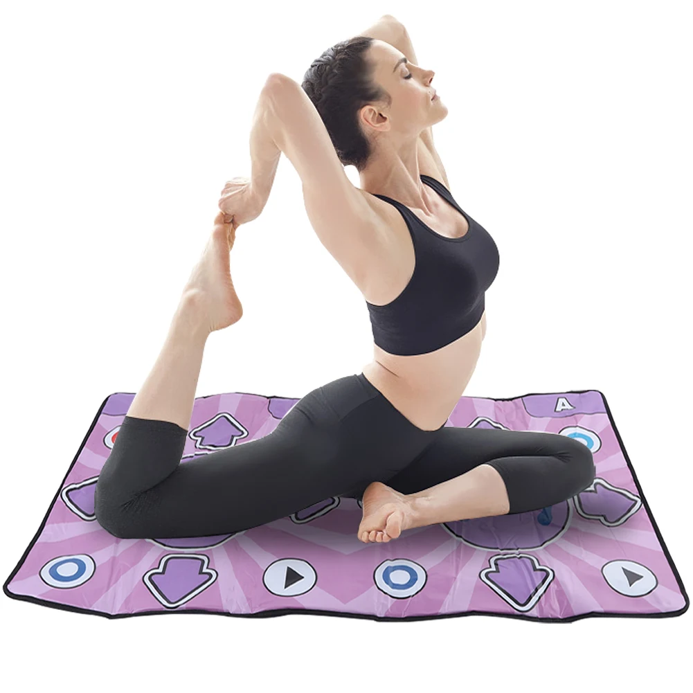 Double Users Dance Mat Game with Wireless Controller Musical Dance Mat 100 Music 60 Sensory Games Plug And Play for Adults Kids