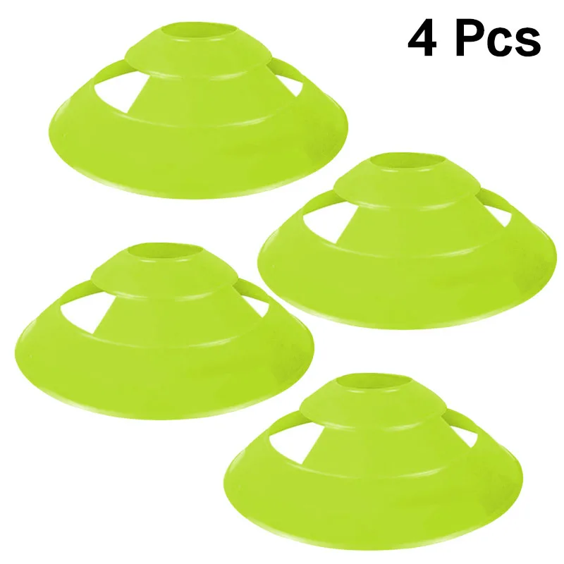 thumbnail image 1 of 2/4 piezas de plato para señal de entrenamiento de fútbol, resistente al viento, a la presión, conos marcadores, discos, cubo, accesorios deportivos para entrenamiento de fútbol, 1 of 5