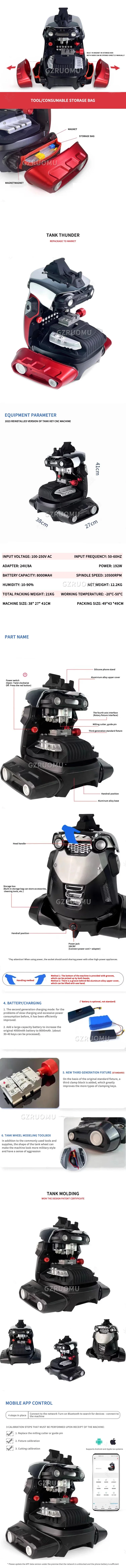 190W Electric Vertical CNC Key Copying Machine Multifunction Car & Door Key Lost