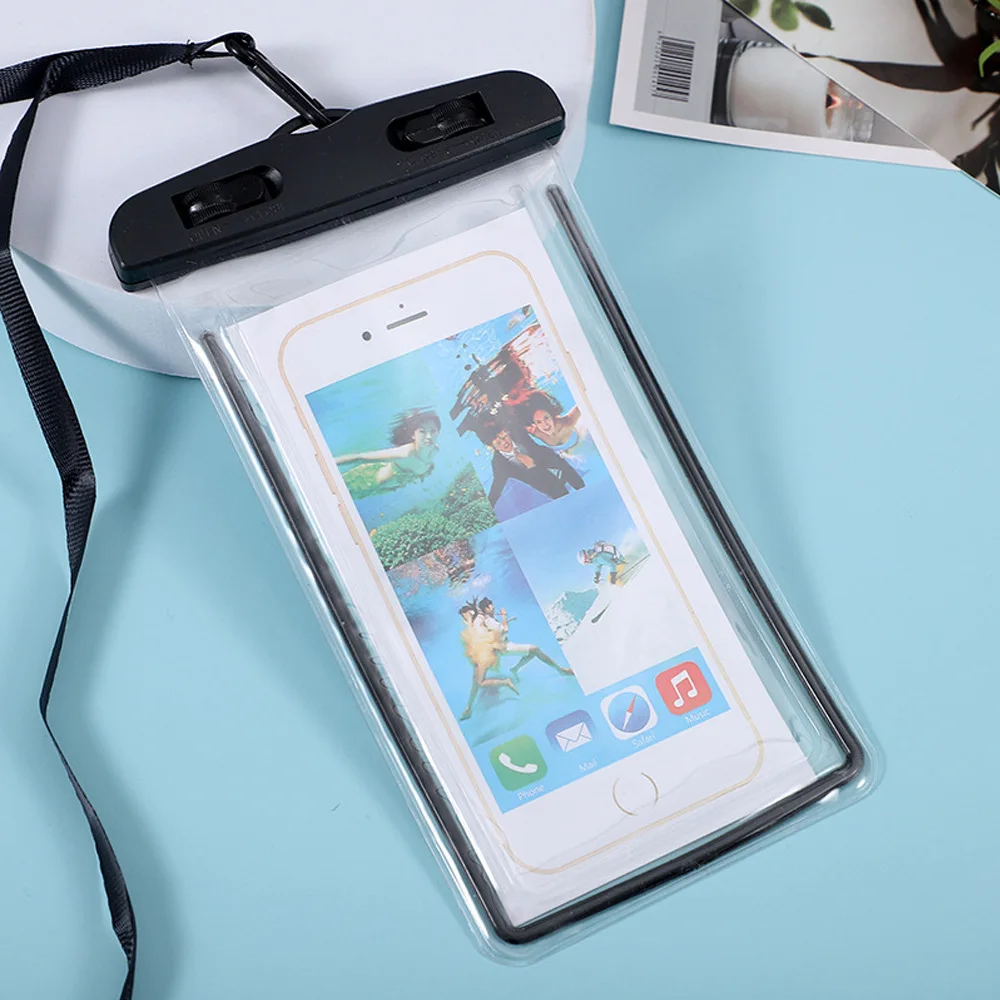 Mobile phone bag 1pc Underwater Waterproof Transparent Sealed for Swimming Diving