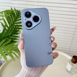 Matte Armor Frosted Shockproof Camera Lens Case for Huawei Pura 80 Ultra (Blue)