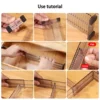 2/10Pcs Adjustable Drawer Dividers 27.5-51cm Expandable Clear Drawers Separators for Home Kitchen Closet Organizers Accessories 6