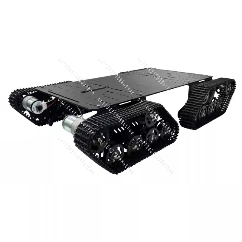 STM32 Ps2 프로그래밍 가능 RC 자동차 DIY 키트 10kg 하중 T900S 4WD 트랙형 탱크 섀시(엔코더 모터 포함)