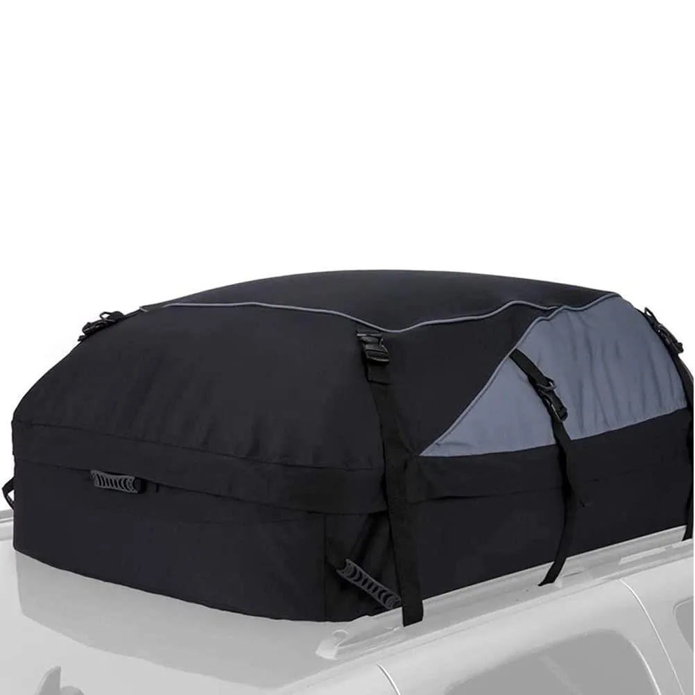 

Car Roof Bag & Rooftop Cargo Carrier 15 Cubic Feet Heavy Duty Bag Waterproof Rooftop Car Bag Storage Bag