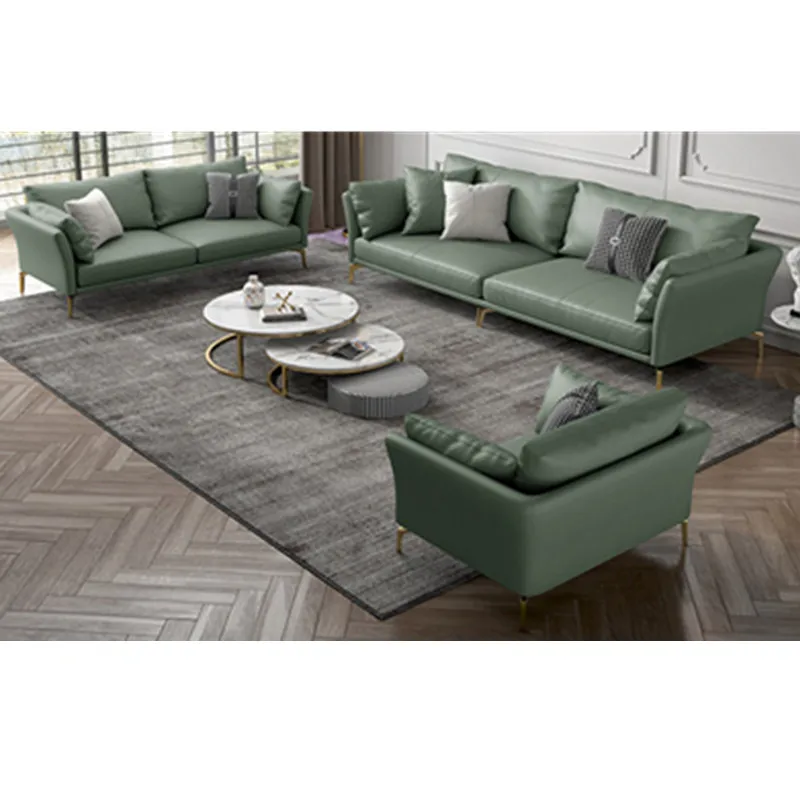 Concreet Ondergedompeld het formulier Modern light luxury minimalist style large and small light green sofa set  design furniture living room sofa| | - AliExpress