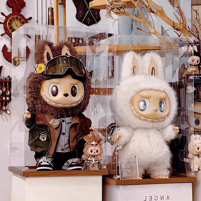 60x35x30cm 대형 수납함 방진 캐비닛 58cm POP MART 지모모 라부부 인형 피규어 아크릴 전시 박스 전용