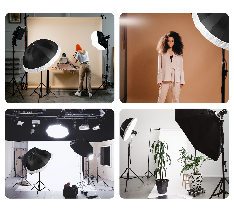 Description Picture 5 of itemSelens Photography Soft Light Diffuser Cloth Reflective Umbrella Diffuser Cover For Portrait Softbox Speed Light Shooting
