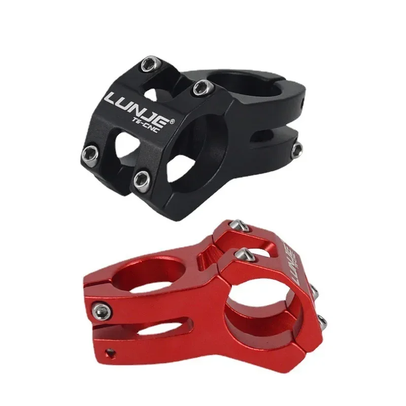 Bicycle Handlebar Stem MTB Power Short 45mm Mountain Bike Bridge 25.4/31.8mm Pipe Cycling Stem Riser Table