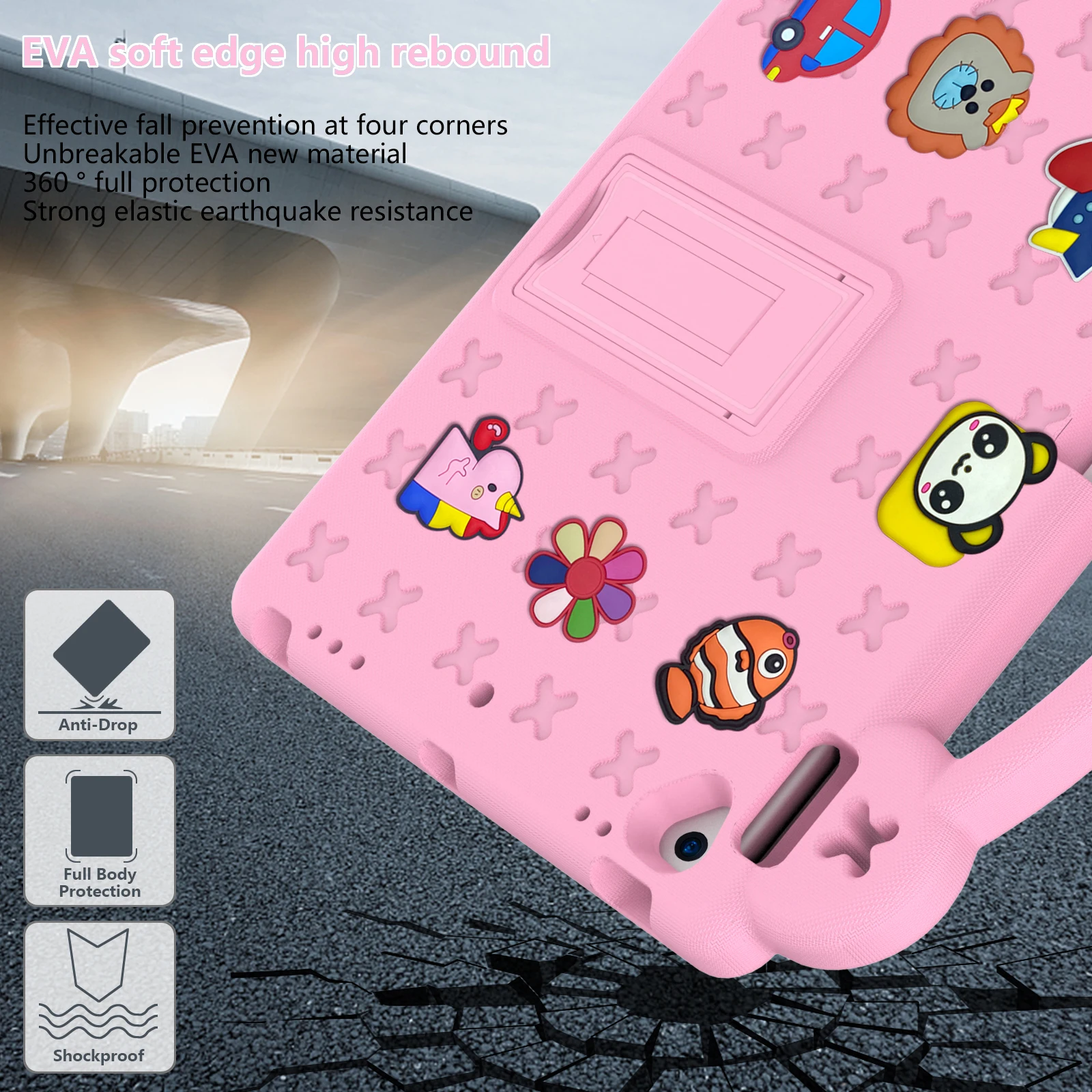 For IPad 10 10th 2022 Case EVA Cover For IPad 10.2 7th 8th 9th Pro 11 2018 2021 Mini 6 5 4 3 10.5 Air 2 9.7 6th 2018 Air4 2020_voghion.com