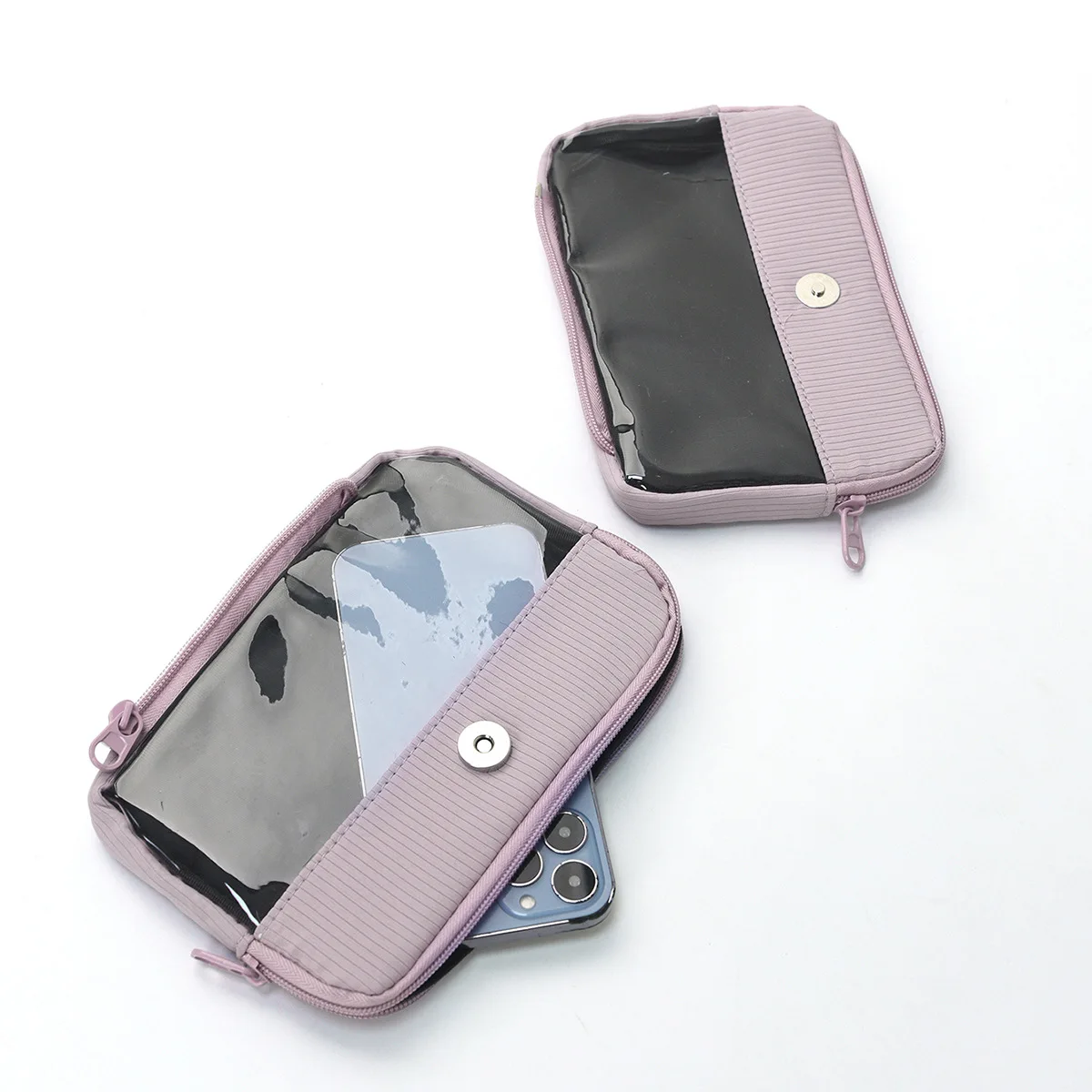 Portable Cosmetic Storage Bag Detachable High Aesthetic Value Travel Cosmetic Bag Foldable Modern Minimalist Style Polyester - 3