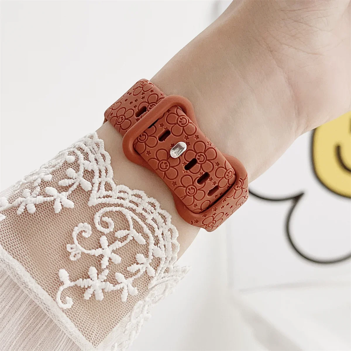 Watch Band For iWatch 42/44/45/49mm 38/40/41mm Silicone Fashion Watch Strap for Watch Series Ultra2 Se 9/8/7/6/5/4/3/2/1_voghion.com
