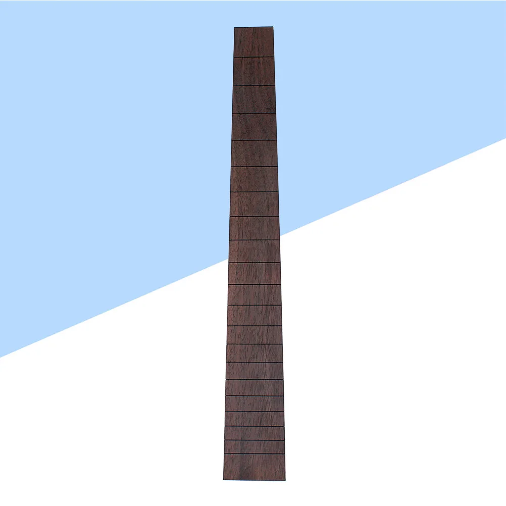 

GSD113 20 Frets Semi-finished Rosewood Guitar Fingerboard Fretboard Blank Plate for Guitar Bass (Coffee)