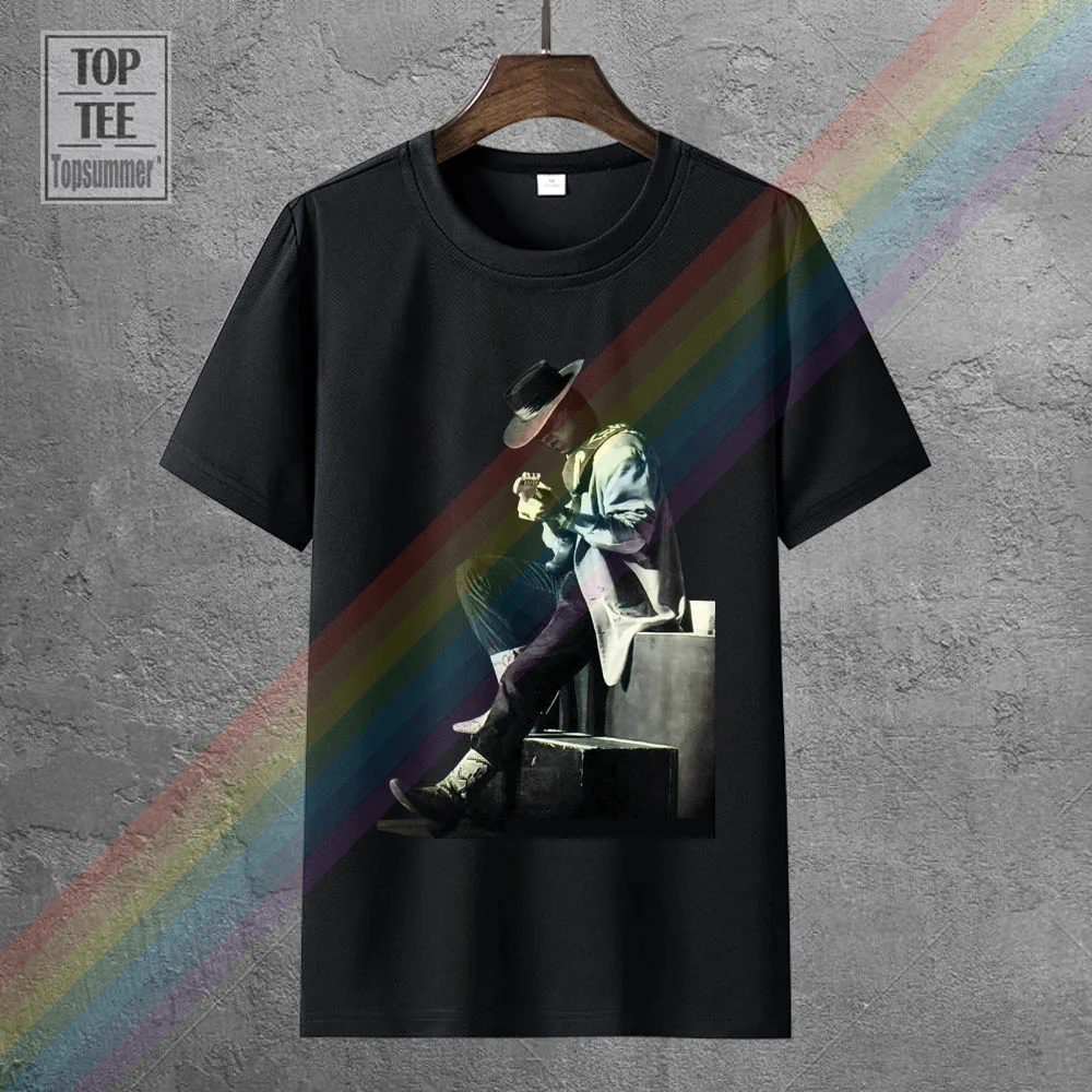 T-Shirt Imitazione Ray Sofhan Srv Blues Guitar Stratocaster Austin Texas