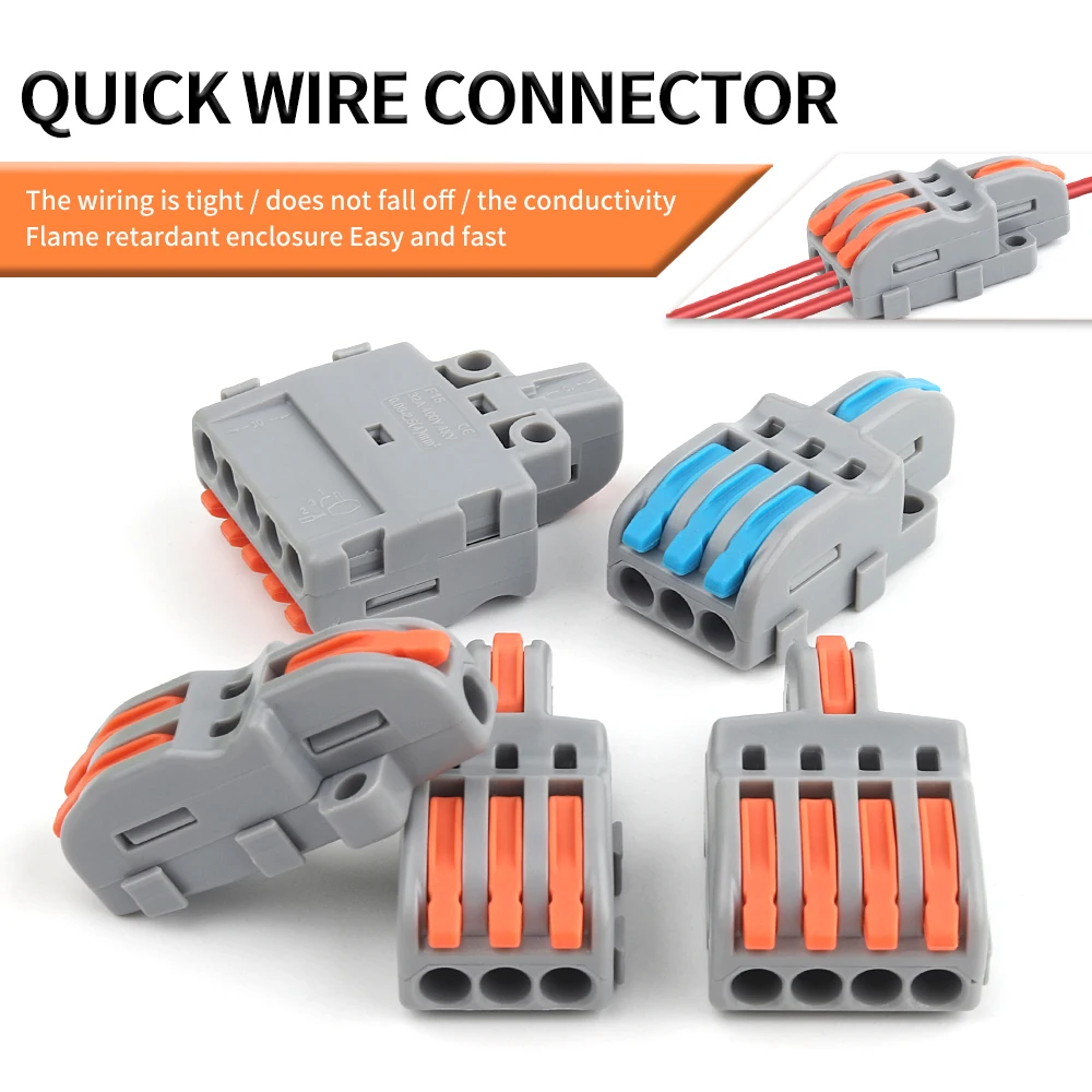 Lever-Actuated Quick Wire Terminal Block Connectors product image