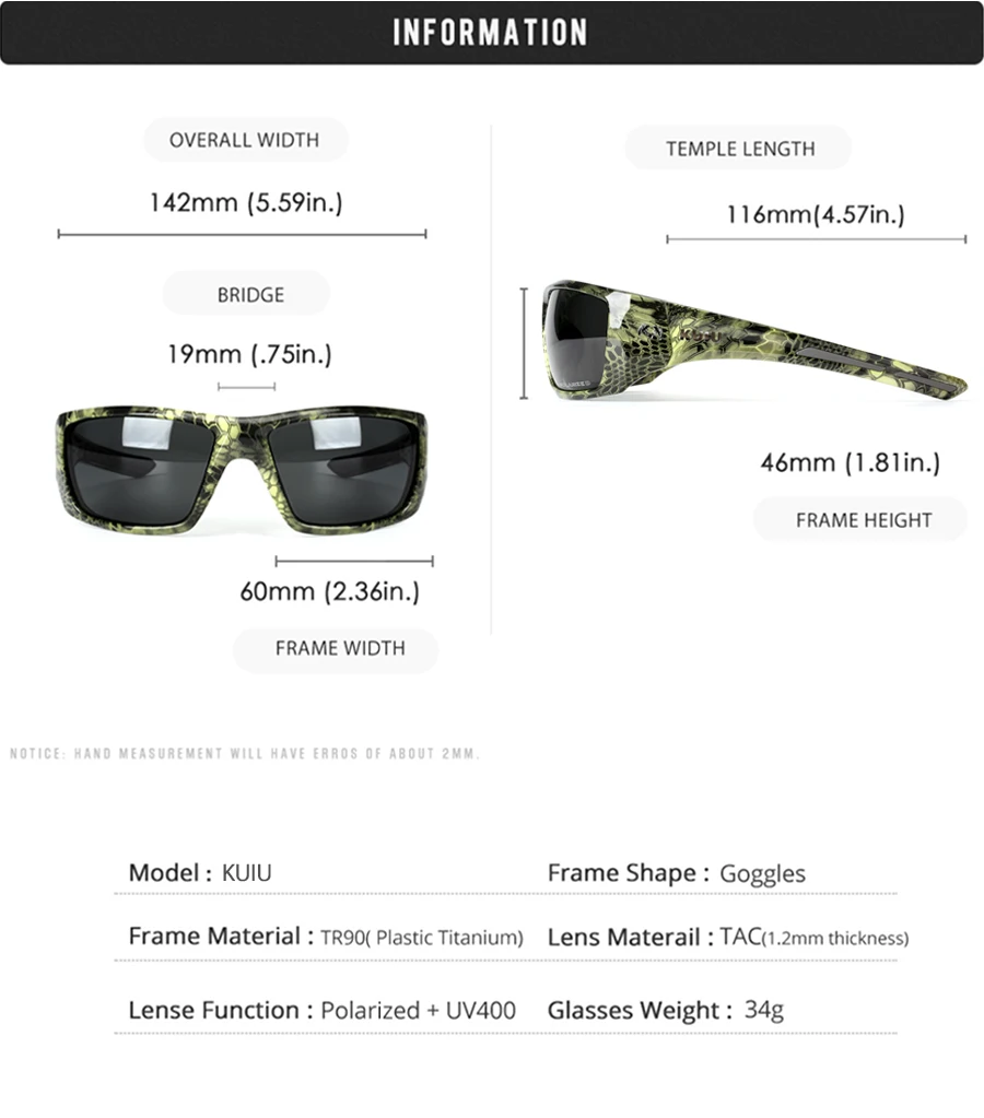 KUIU brand polarized sunglasses outdoor sports hunting fishing sunglasses anti-reflective performance glass camouflage tactics KUIU brand polarized sunglasses outdoor sports hunting fishing sunglasses anti-reflective performance glass camouflage tactics