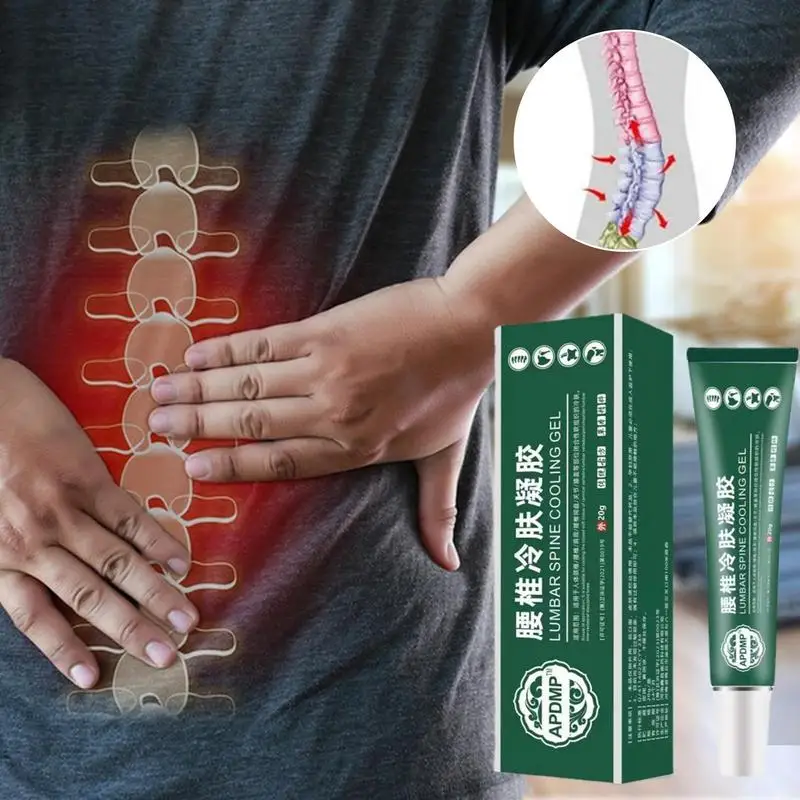 Shoulder Pain Spine Pain Ointment Joint Lumbar Green Gel 20g Bruises Cold Compress Gel The New Lumbar Cooling